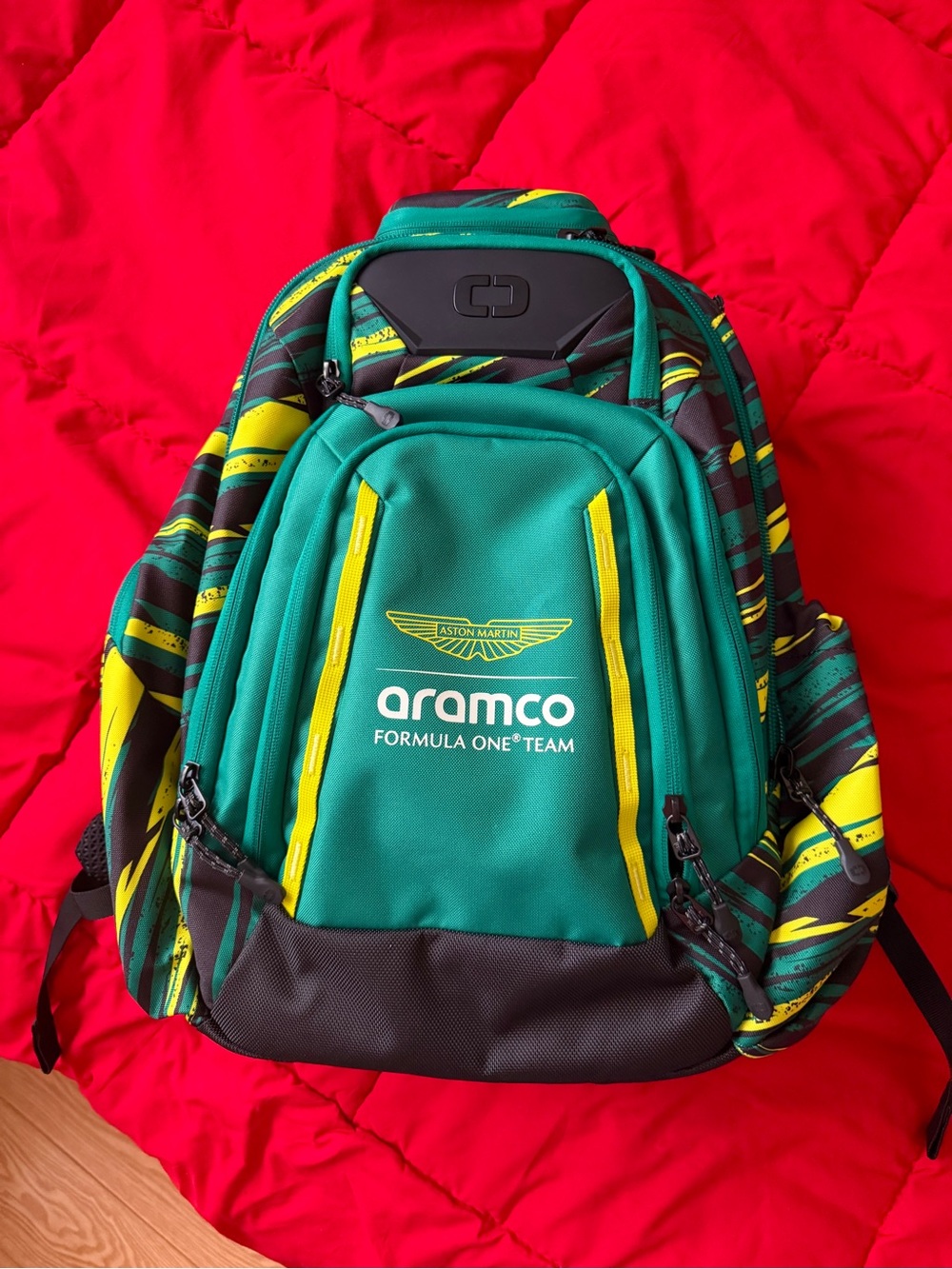 Aston Martin Aramco Green Formula One Team Backpack